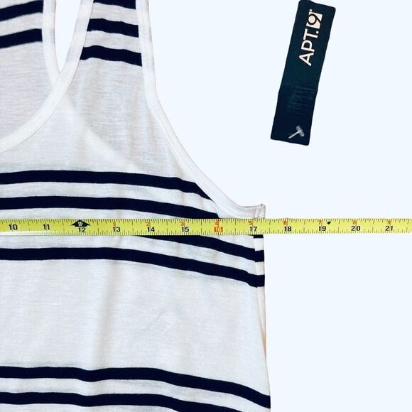 Apt 9 Black And White Sleeveless Razorback Dress, Size M, NWT - Picture 6 of 10